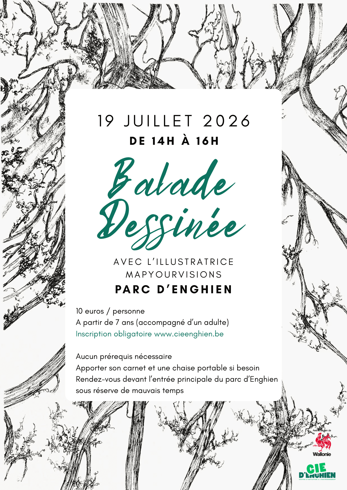 Balade dessinée Enghien