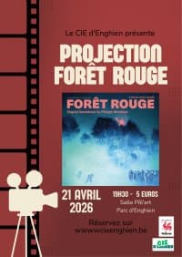 Affiche Forêt rouge